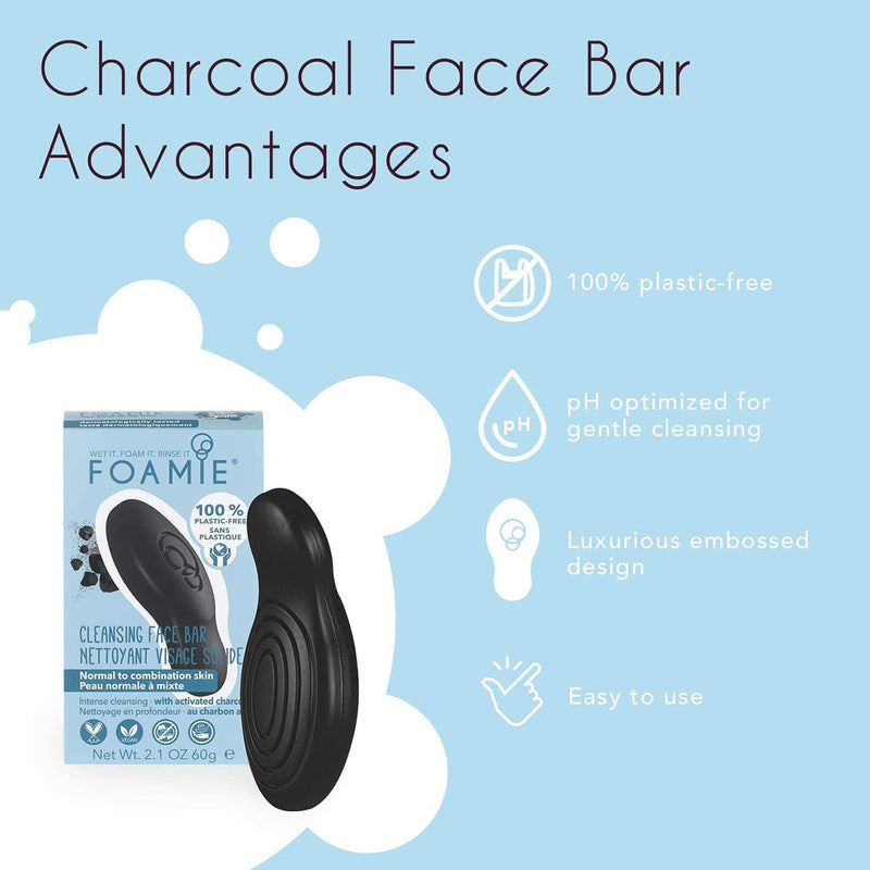 Face Cleansing Bar - Charcoal for Intense Cleansing