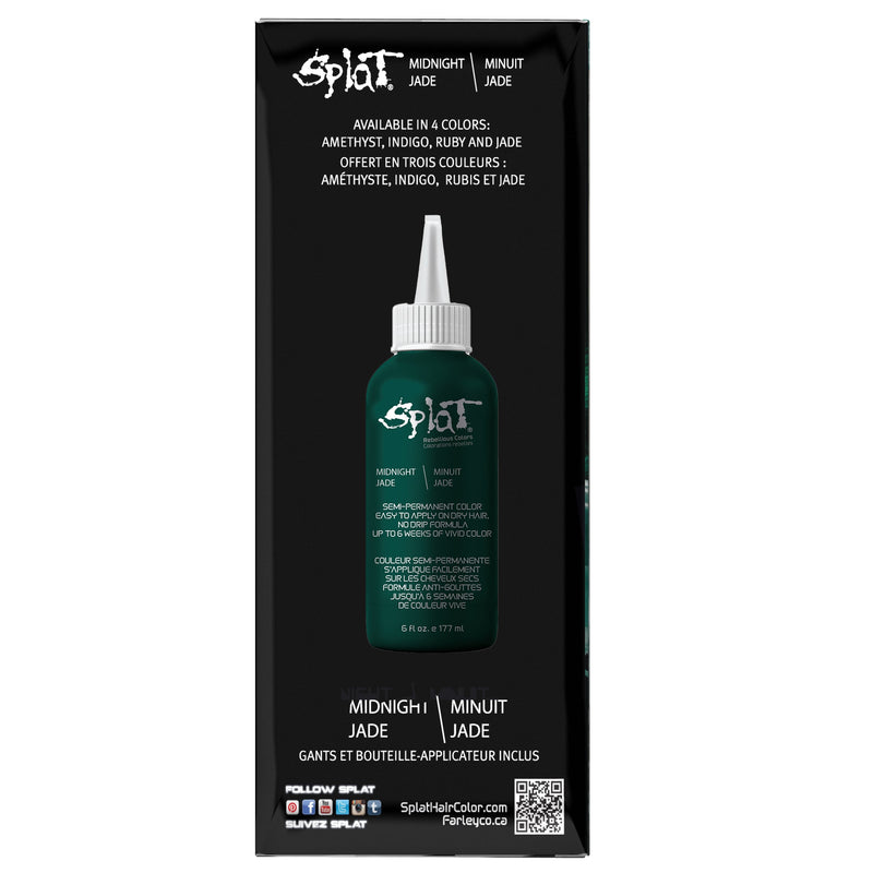 Midnight Semi-Permanent at Home Hair Color Kit for Brunettes - Jade