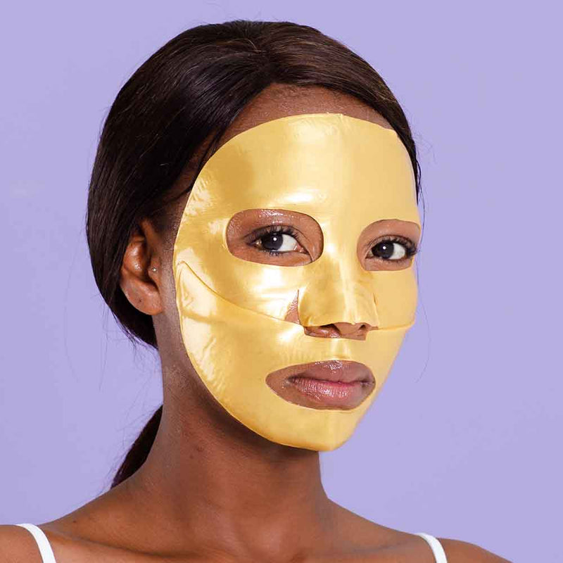 Anti-Aging Gold Hydrogel Biodegradable Face Mask