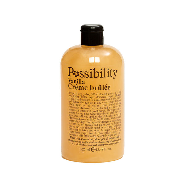 **NB**  Possibility of London Vanilla  Crème Brulee 3-in 1 Shower, Bath and Shampoo (525mL)