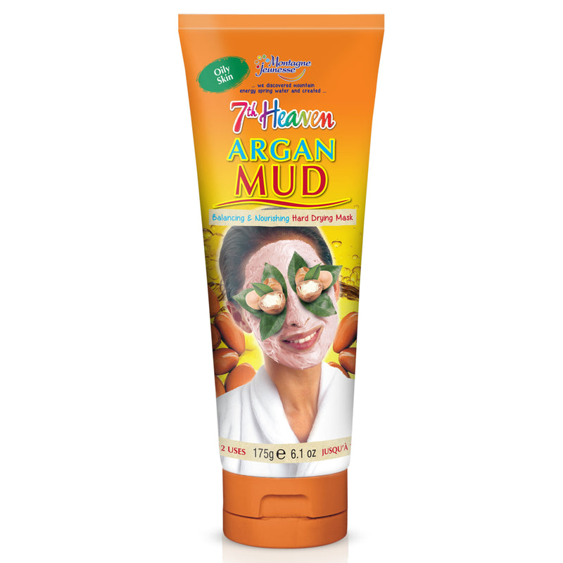Tube de masque de boue 7th Heaven Argan Skin Care (155 ml)