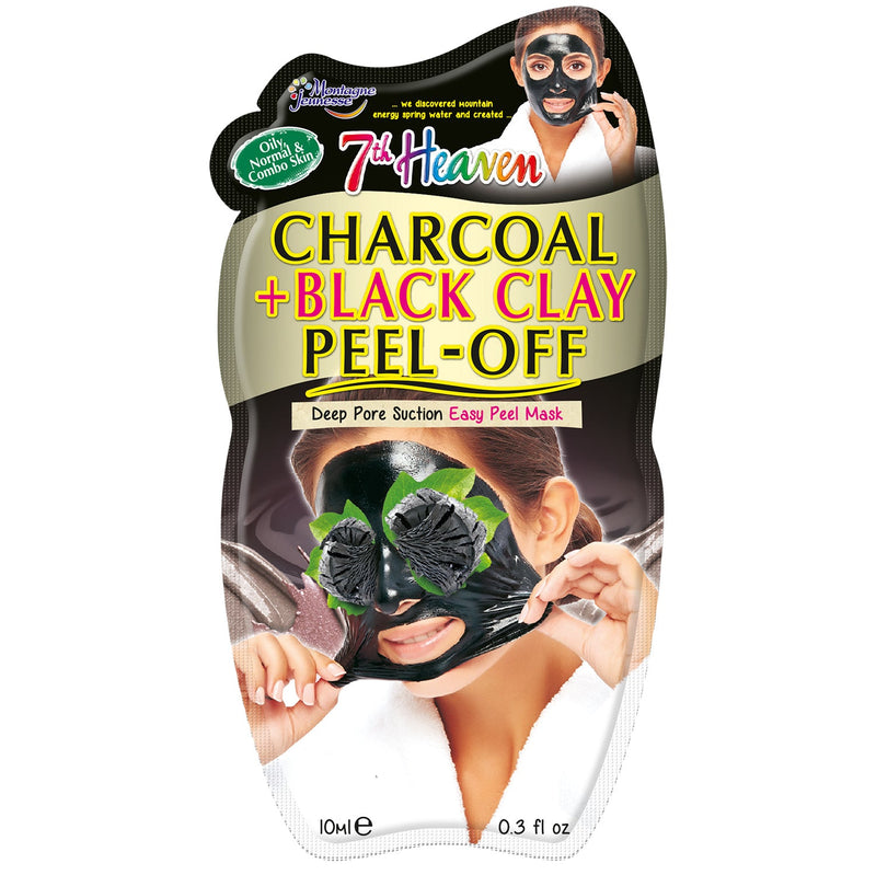 7th Heaven Charcoal + Black Clay Peel Off Mask