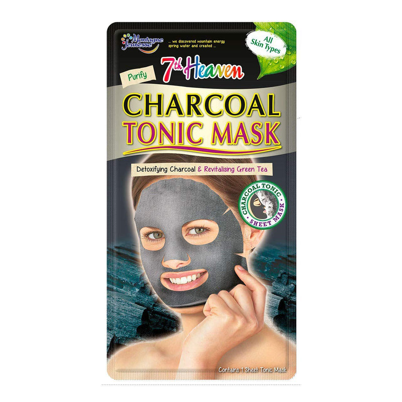 7th Heaven Charcoal Purify Detoxify Tonic Face Sheet Mask Skincare