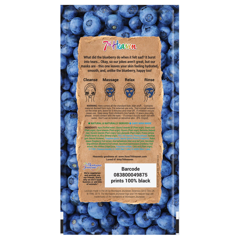 Superfood Blueberry Mud Face Mask