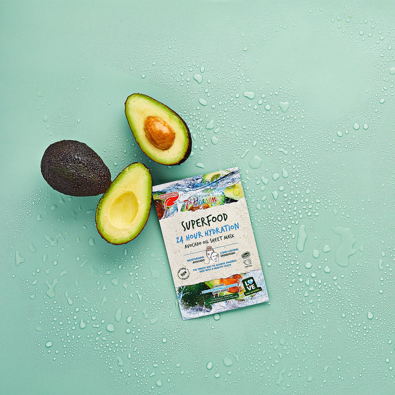 7th Heaven Superfood 24hr Hydration Avocado Oil Sheet Mask