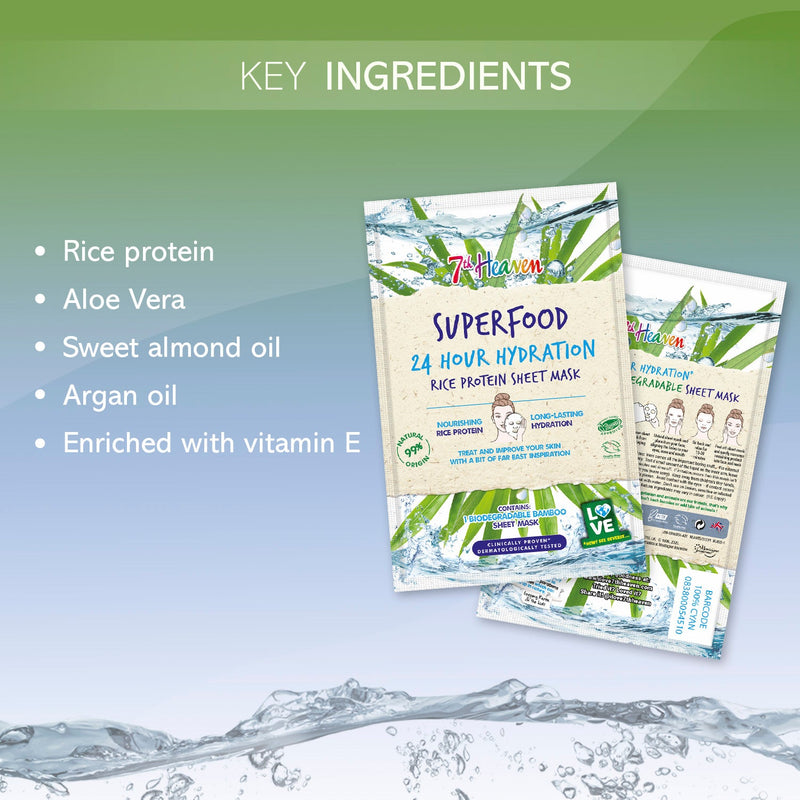 Superfood Rice Protein 24hr Hydration Face Mask