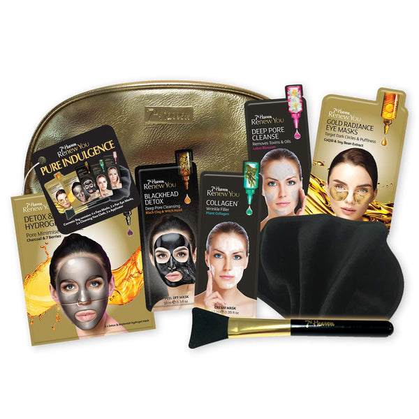 7th Heaven Renew You Pure Indulgence Face Masks Skin Care Gift Set