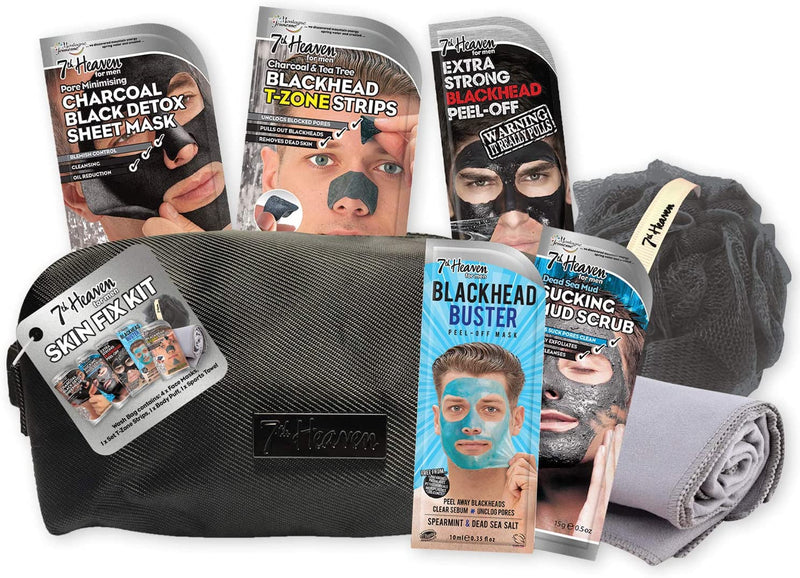 7th Heaven Men's Skin Fix Face Masks Skincare Gift Set