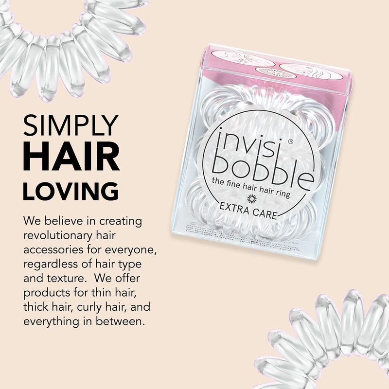 Invisibobble EXTRA CARE Crystal Clear (3pc) HP