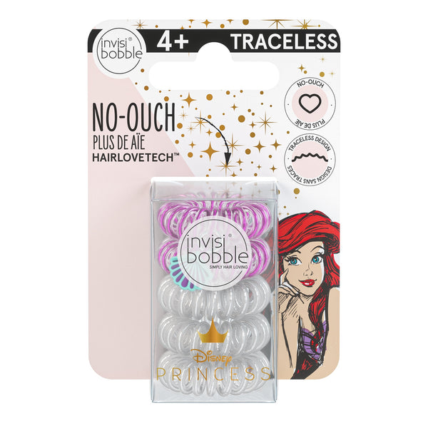 Invisibobble Disney Princess Collection Ariel Traceless Hair Spirals - Limited Edition