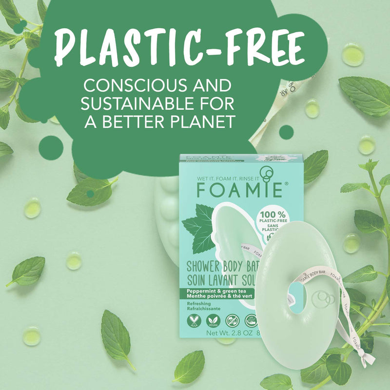 Foamie Body Cleansing Bar - Mint to be Fresh for All Skin Types