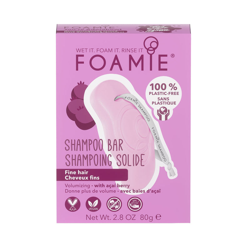 Barre de shampoing Foamie - You're Adorabowl Acai Berry pour cheveux fins