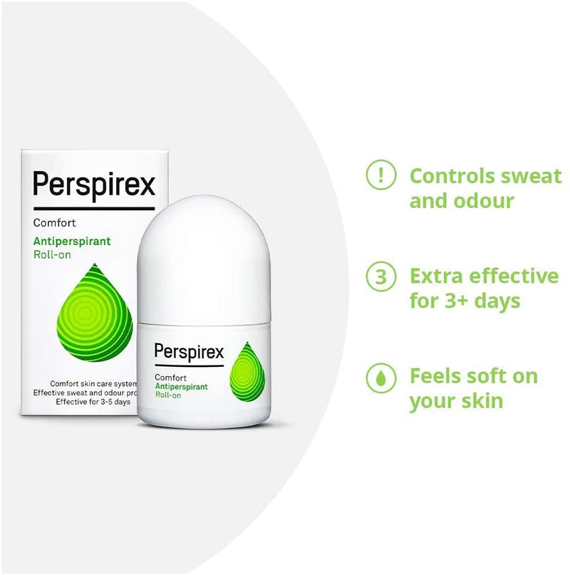 Perspirex Comfort Antiperspirant Roll-On - 2 to 3 Day Protection (25mL)