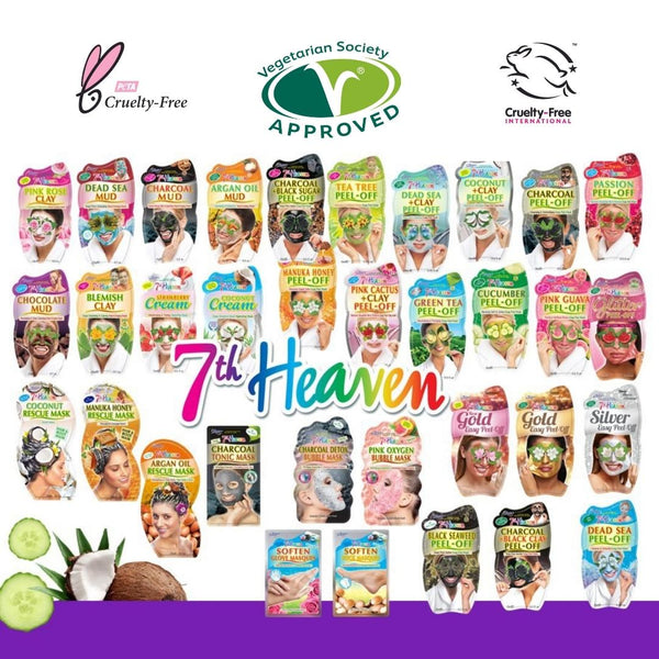 7th Heaven Face Masks Empty Clipstrip (N/C with Min. 12 Face Pacs)