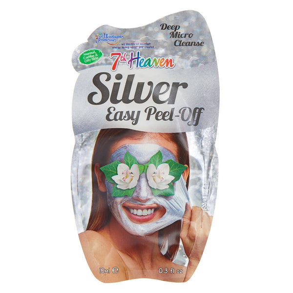 Silver Peel Off Face Mask Skincare 3 Pack - 7th Heaven