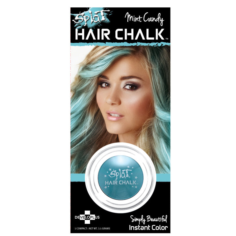 Splat Hair Chalk Highlights - Mint Candy