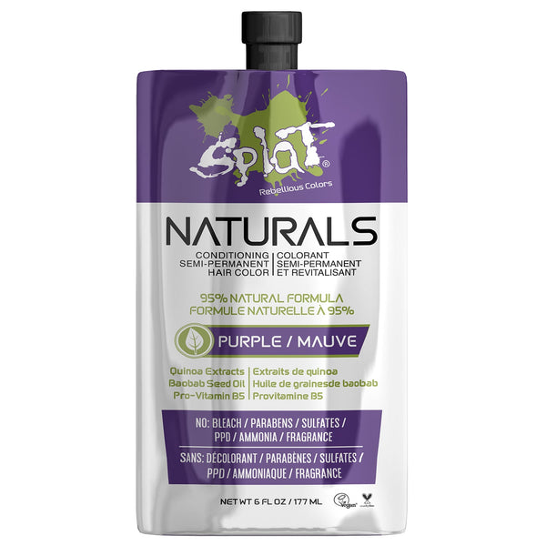 Splat Naturals Semi Permanent Hair Color Purple (177mL)