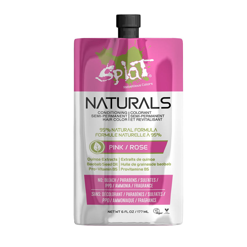 Splat Naturals Semi Permanent Hair Color Pink (177mL)