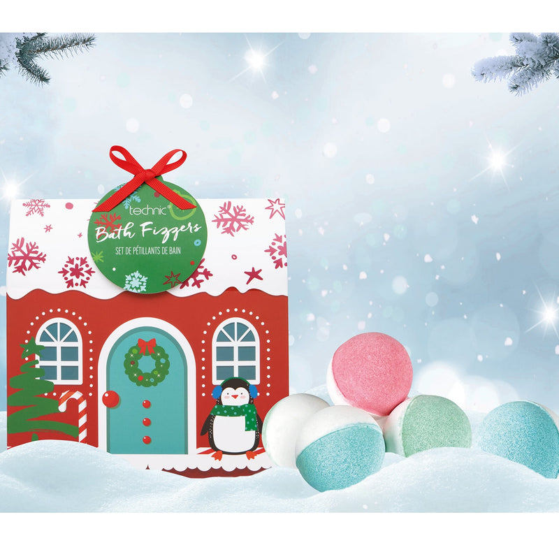 Technic Festive Bath Fizzer Holiday House by Badgequo (240g)