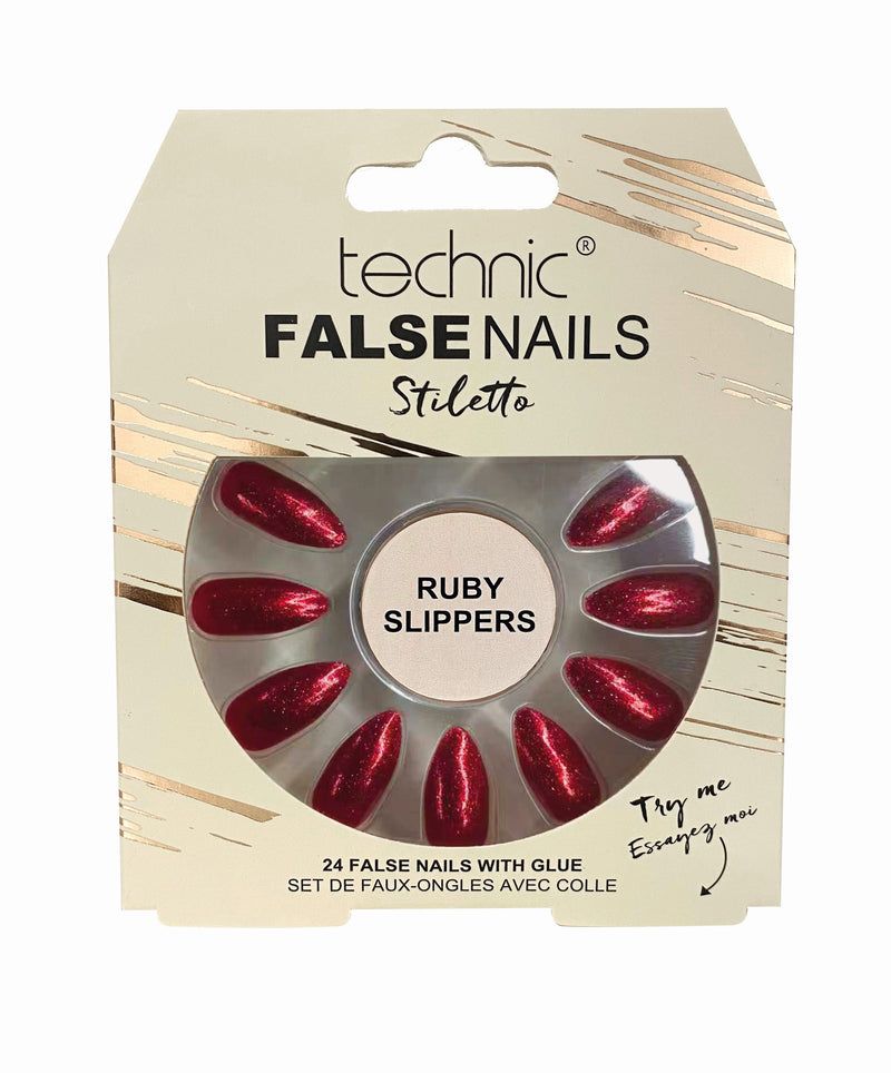 Technic Ruby Slippers False Nails by Badgequo