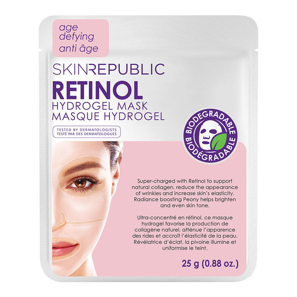Age Defying Retinol Hydrogel Biodegradable Face Mask