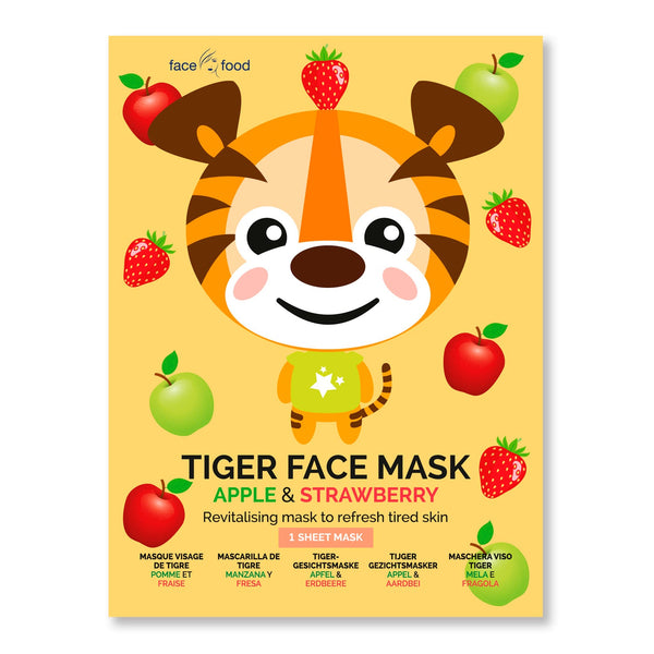Face Food Tiger Animal Face Mask
