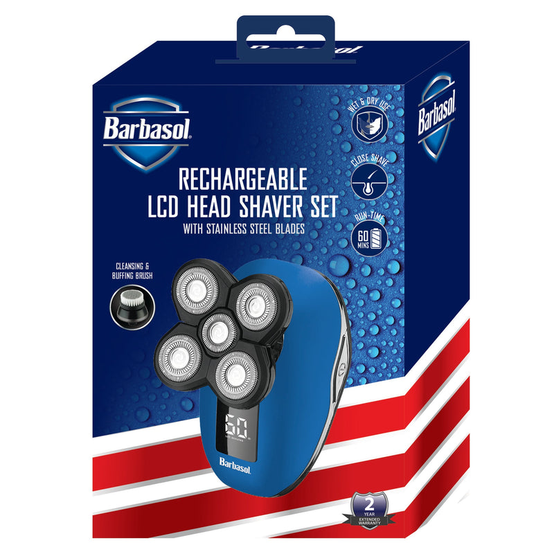 Barbasol Wet Rotary Shaver with LCD 