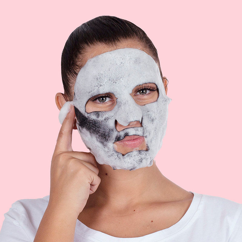 Cleansing Bubble Purifying Charcoal Biodegradable Face Mask
