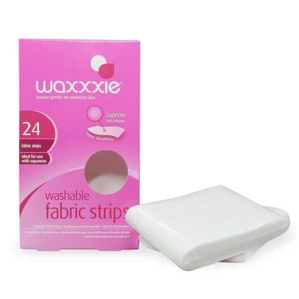 Waxxxie Washable Fabric Strips For Hair Removal (24 Strips)