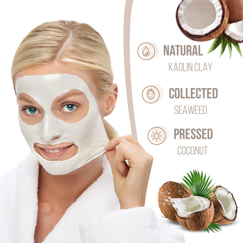 Coconut & Clay Peel-Off Face Mask