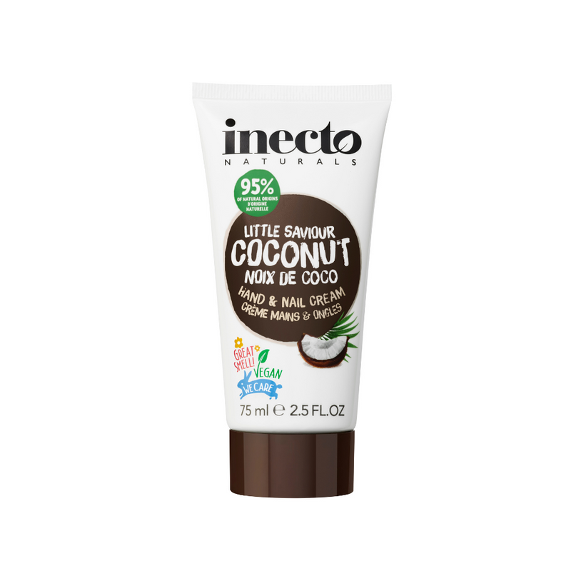 Inecto Naturals Coconut Hand & Nail Cream (75ml)  This intensive little hand and nail cream is a must-have. It conditions your nails, softens your cuticles and protects your hands leaving your skin looking bright and radiant all day.