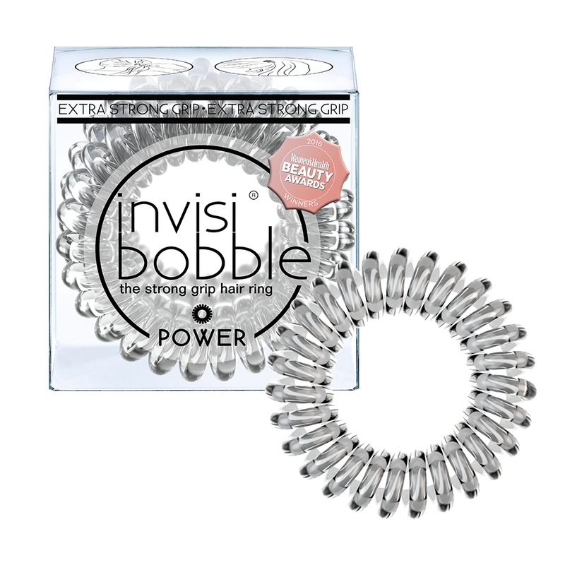 Anneau pour cheveux Invisibobble Power Traceless - Crystal Clear