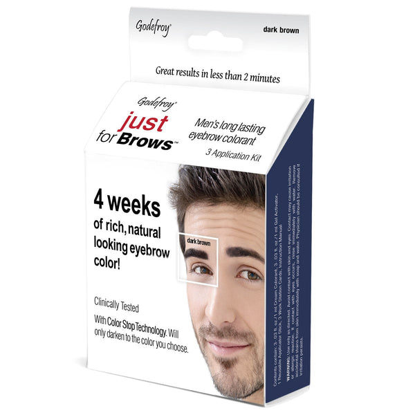 Godefroy Instant Brow Tint Just for Men - Dark Brown (en anglais seulement)