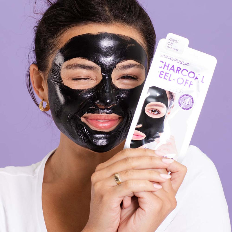 Purifying Charcoal Peel-Off Biodegradable Face Mask (3 Applications)