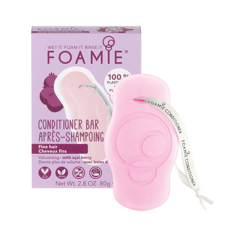 Foamie Hair Conditioner Bar - You're Adorabowl Acai Berry for Fine Hair