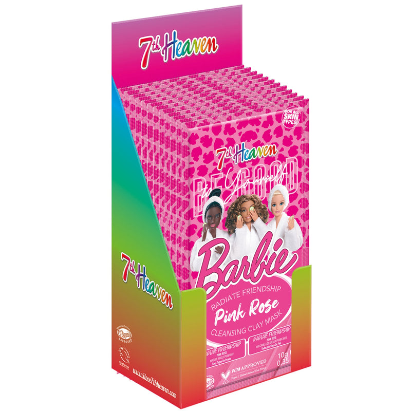 7th Heaven Barbie 'Radiate Friendship' Pink Rose Clay Mask