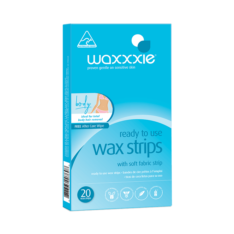 Waxxxie Ready To Use Sensitive Wax Strips For Body