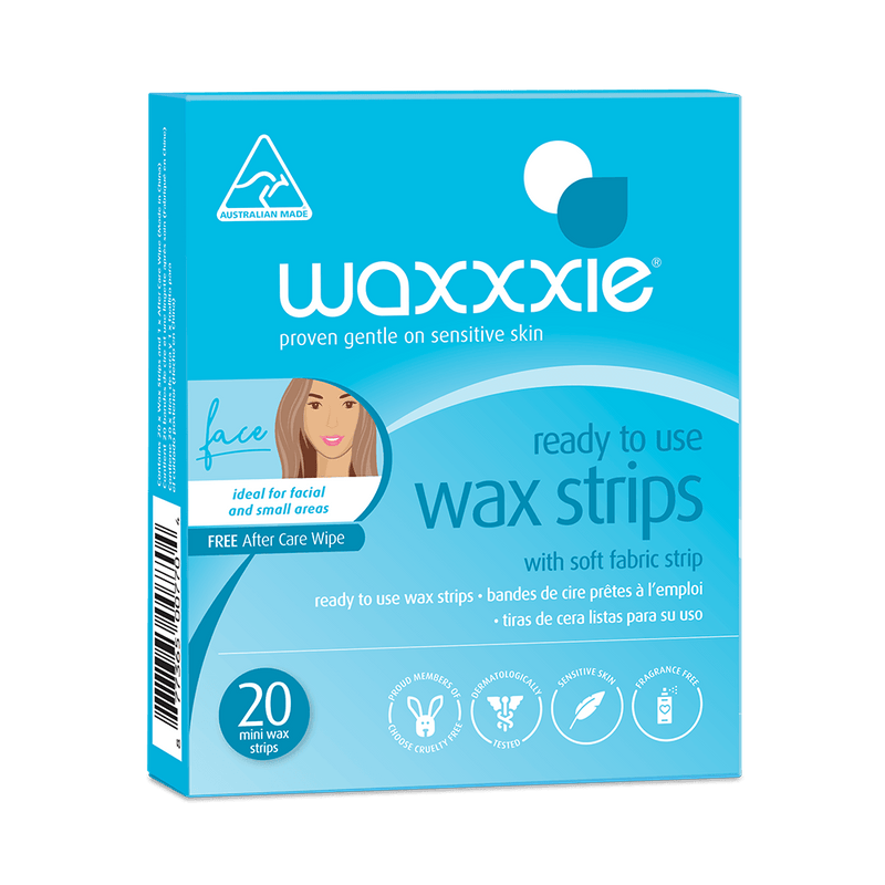 Waxxxie Ready To Use Sensitive Mini Wax Strips For Face